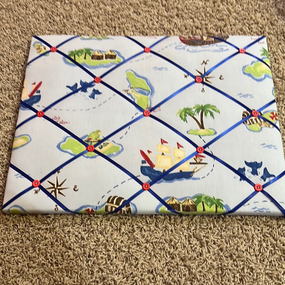 Nautical Pirate Themed Memory Board